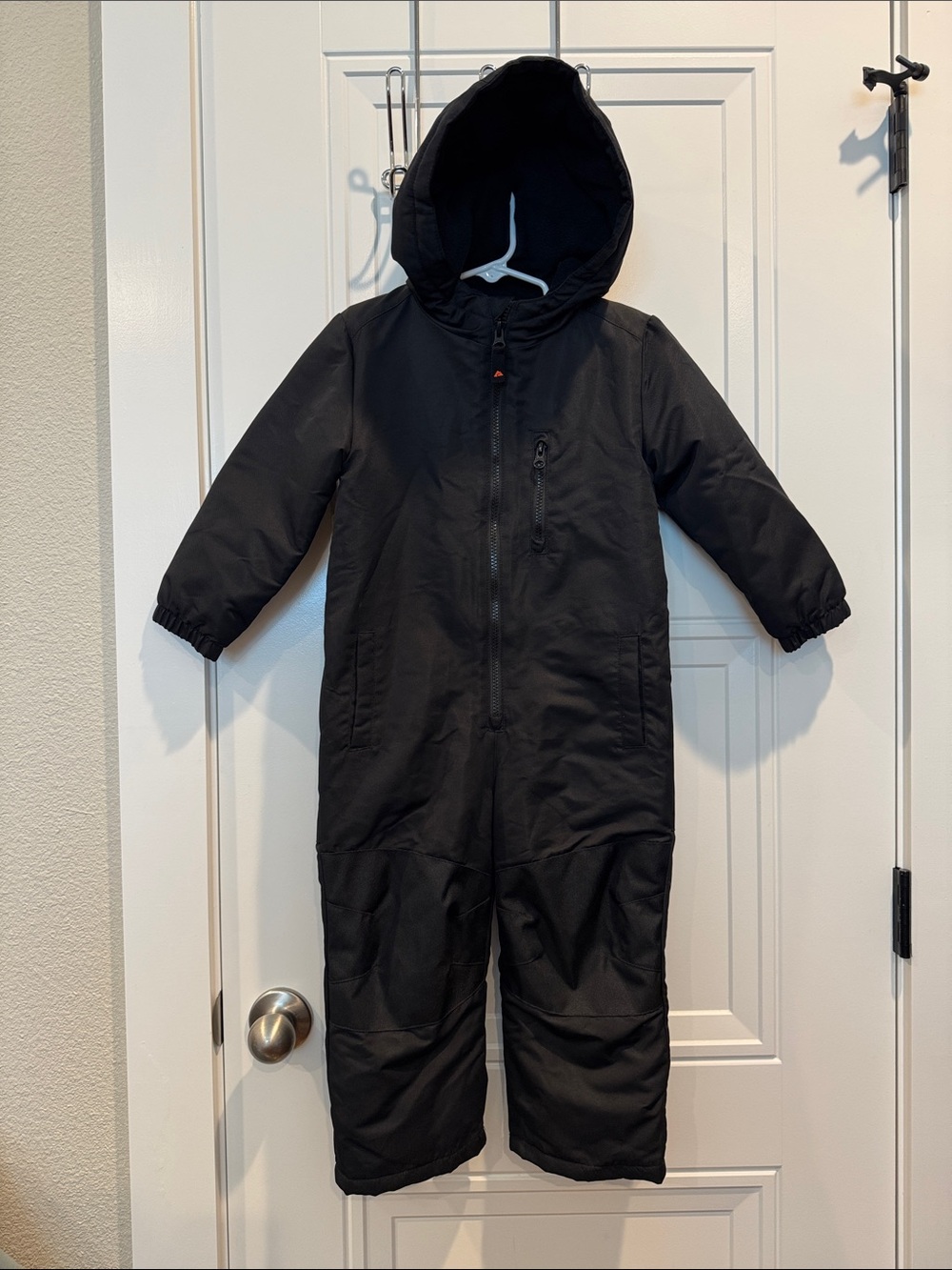 Ozark Trail Black Kids Hooded Insulated One-Piece Snowsuit